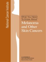 Tài liệu What You Need To Know About - Melanoma and Other Skin Cancers doc