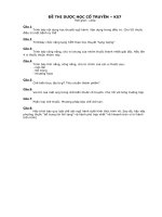 Đề thi dược cổ truyền k57