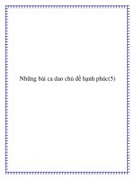 Tài liệu Những bài ca dao chủ đề hạnh phúc chọn lọc pot