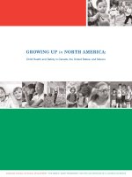 Tài liệu GROWING UP in NORTH AMERICA: Child Health and Safety in Canada, the United States, and Mexico pptx