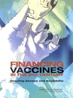 Tài liệu FINANCING VACCINES IN THE 21st CENTURY pptx