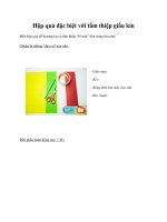 Tài liệu Hộp quà đặc biệt với tấm thiệp giấu kín pdf