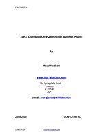 Tài liệu JISC: Learned Society Open Access Business Models ppt