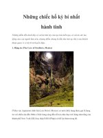 Tài liệu Những chiếc hố kỳ bí nhất hành tinh pdf