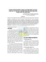 Tài liệu TUYỂN CHỌN BỘ GIỐNG VI SINH VẬT NHẰM NÂNG CAO QUÁ TRÌNH XỬ LÝ PHẾ THẢI CHẾ BIẾN TINH BỘT SẮN DẠNG RẮN THÀNH THỨC ĂN CHĂN NUÔI pptx
