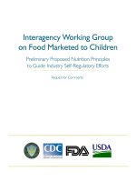 Tài liệu Interagency Working Group on Food Marketed to Children docx