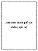 Tài liệu Jordania: Thành phố của những ngôi mộ doc