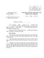 Tài liệu Mẫu thông báo đủ điều kiện kinh doanh dịch vụ làm thủ tục về thuế docx