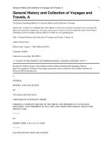 Tài liệu A General History and Collection of Voyages and Travels, Volume 16 doc