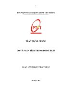 Đo và phân tích trong DRIVE TETS