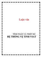 tính toán và thiết kế hệ thống vệ tinh vsat