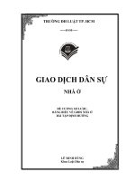 Tài liệu Giao dịch dân sự nhà ở potx