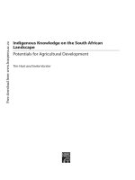 Tài liệu Indigenous Knowledge on the South African Landscape doc