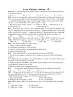 Luyện đề đại học môn sinh phần 1