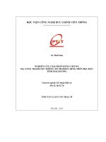 Nghiên cứu giải pháp dùng chung hạ tầng trạm cột thông tin di động (BTS) trên địa bàn tỉnh hải dương