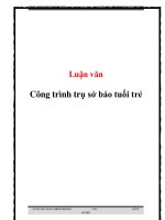Công trình trụ sở báo tuổi trẻ