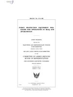 Tài liệu FORCE PROTECTION EQUIPMENT PRO- GRAMS FOR OPERATIONS IN IRAQ AND AFGHANISTAN doc