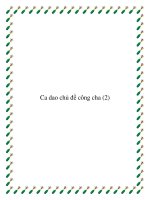 Tài liệu Ca dao chủ đề công cha pot