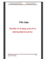 tìm hiểu về các dụng cụ bao bì và phương pháp bao gói kẹo