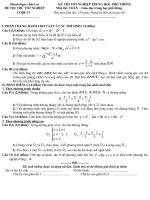 Tài liệu ĐÁP ÁN VÀ ĐỀ THI THỬ TỐT NGHIỆP NĂM 2013 - TRƯỜNG THPT NGUYỄN HUỆ - ĐẮK LẮK - ĐỀ SỐ 13 potx