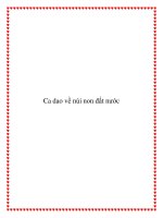 Tài liệu Ca dao về núi non đất nước ppt