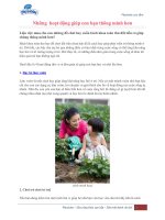 nhung hoat dong giup con ban tro nen thong minh hon