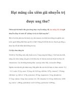 Tài liệu Hạt mãng cầu xiêm giã nhuyễn trị được ung thư? docx