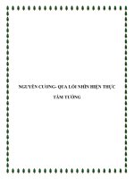 Tài liệu NGUYỄN CƯƠNG- QUA LỐI NHÌN HIỆN THỰC TÂM TƯỞNG pptx
