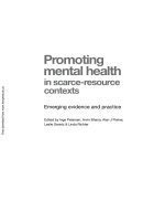 Tài liệu Promoting mental health in scarce-resource contexts ppt