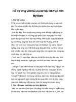 Tài liệu Hỗ trợ ứng viên tối ưu cơ hội tìm việc trên MyWork pptx