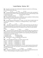 Luyện đề đại học hóa học phần 3