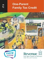 Tài liệu One-Parent Family Tax Credit pptx