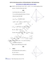 bài tập các hình chóp tam giác khác