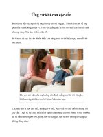 Tài liệu Ứng xử khi con cộc cằn pptx