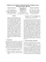 Tài liệu Báo cáo khoa học: 