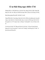 Tài liệu 12 sự thật đáng ngạc nhiên về bé pot