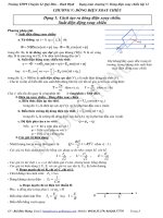 Dạng toán trong dòng điện xoay chiều ôn thi đại học