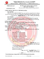 Tài liệu ĐỀ THI TUYỂN SINH ĐẠI HỌC NĂM 2013 MÔN: NGỮ VĂN; Khối D pdf