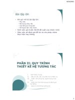 Tài liệu PHẦN II: QUY TRÌNH THIẾT KẾ HỆ TƯƠNG TÁC potx