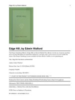 Tài liệu Edge Hill The Battle and Battlefield pdf
