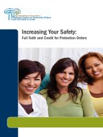 Tài liệu Increasing Your Safety: Full Faith and Credit for Protection Orders docx