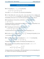 Đề kiểm tra định kỳ số 6 môn toán Thầy Phương