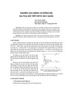 nghiên cứu động cơ đồng bộ ba pha nối tiếp rôto dây quấn