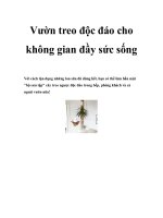 Tài liệu Vườn treo độc đáo cho không gian đầy sức sống doc