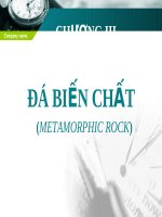 Tài liệu ĐÁ BIẾN CHẤT (METAMORPHIC ROCK) pdf