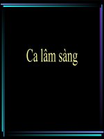 Tài liệu Ca lâm sàng pdf