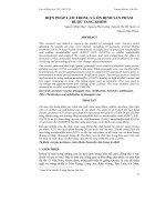 Tài liệu BIỆN PHÁP LÀM TRONG VÀ ỔN ĐỊNH SẢN PHẨM RƯỢU VANG KHÓM doc