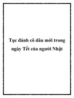 Tài liệu Tục đánh cô dâu mới trong ngày Tết của người Nhật pot