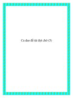 Tài liệu Ca dao đề tài đợi chờ - giao ước tình yêu doc