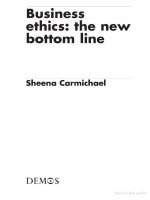 Tài liệu Business ethics: the new bottom line pdf